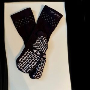 Pure Barre Socks - Tall Black with Jewels